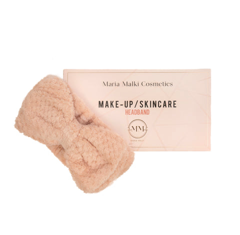 Make-up & Skincare Bow Hearband (pink)